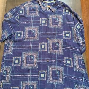 TOMMY BAHAMA XXL geometric shirt - pre-owned